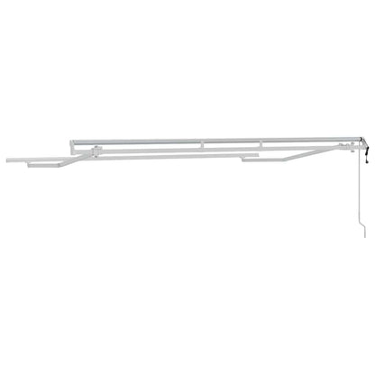 Markisenrahmen Weiß 3,5 x 2 m Metall