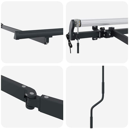 Markisenrahmen Anthrazit 4 x 2 m Metall