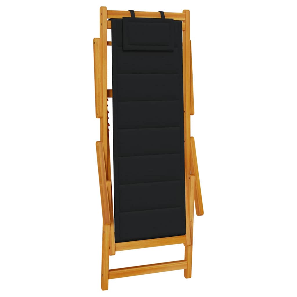 vidaXL Liegestuhl 2 pcs Braun 61.5 x 123 x 82cm Massivholz Akazie