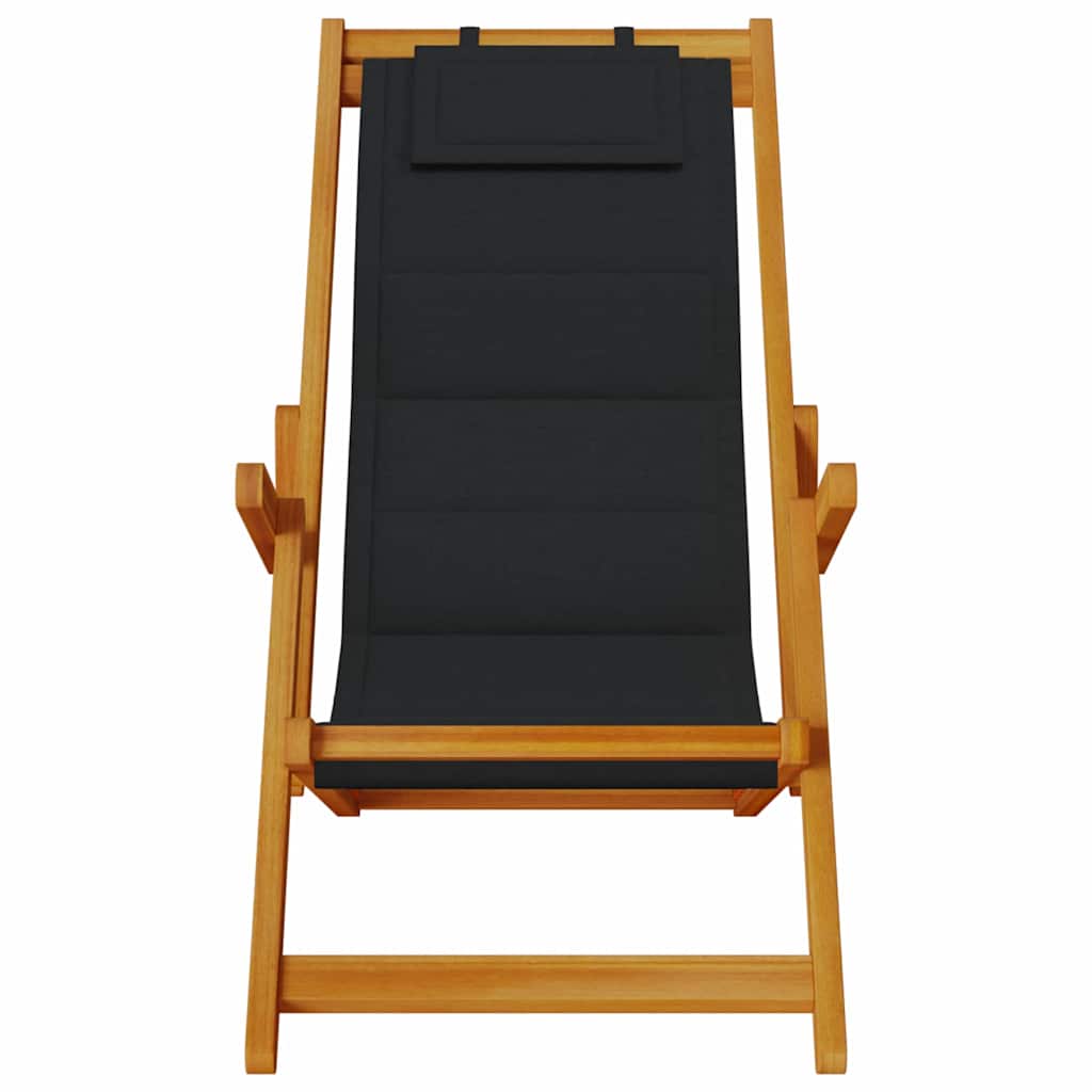 vidaXL Liegestuhl 2 pcs Braun 61.5 x 123 x 82cm Massivholz Akazie