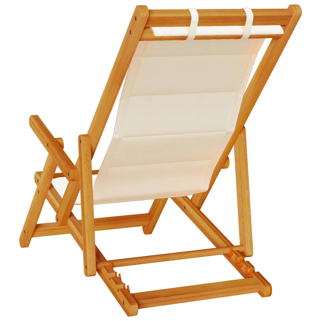 vidaXL Chaise longue 2 pcs Marron 61,5 x 123 x 82 cm Bois massif d'acacia