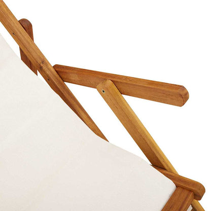 vidaXL Liegestuhl 2 pcs Braun 61.5 x 123 x 82cm Massivholz Akazie