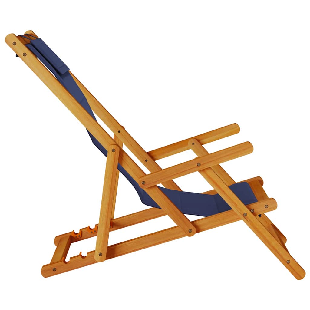 vidaXL Liegestuhl 2 pcs Braun 61.5 x 123 x 82cm Massivholz Akazie