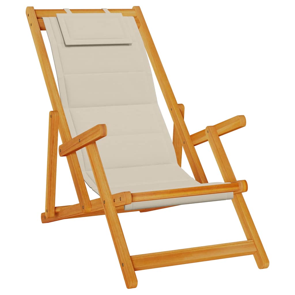 vidaXL Liegestuhl 2 pcs Braun 61.5 x 123 x 82cm Massivholz Akazie