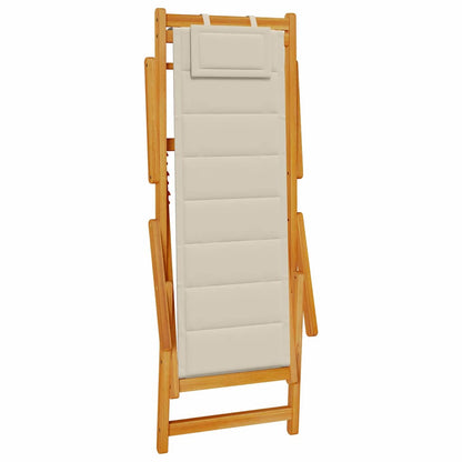 vidaXL Liegestuhl 2 pcs Braun 61.5 x 123 x 82cm Massivholz Akazie