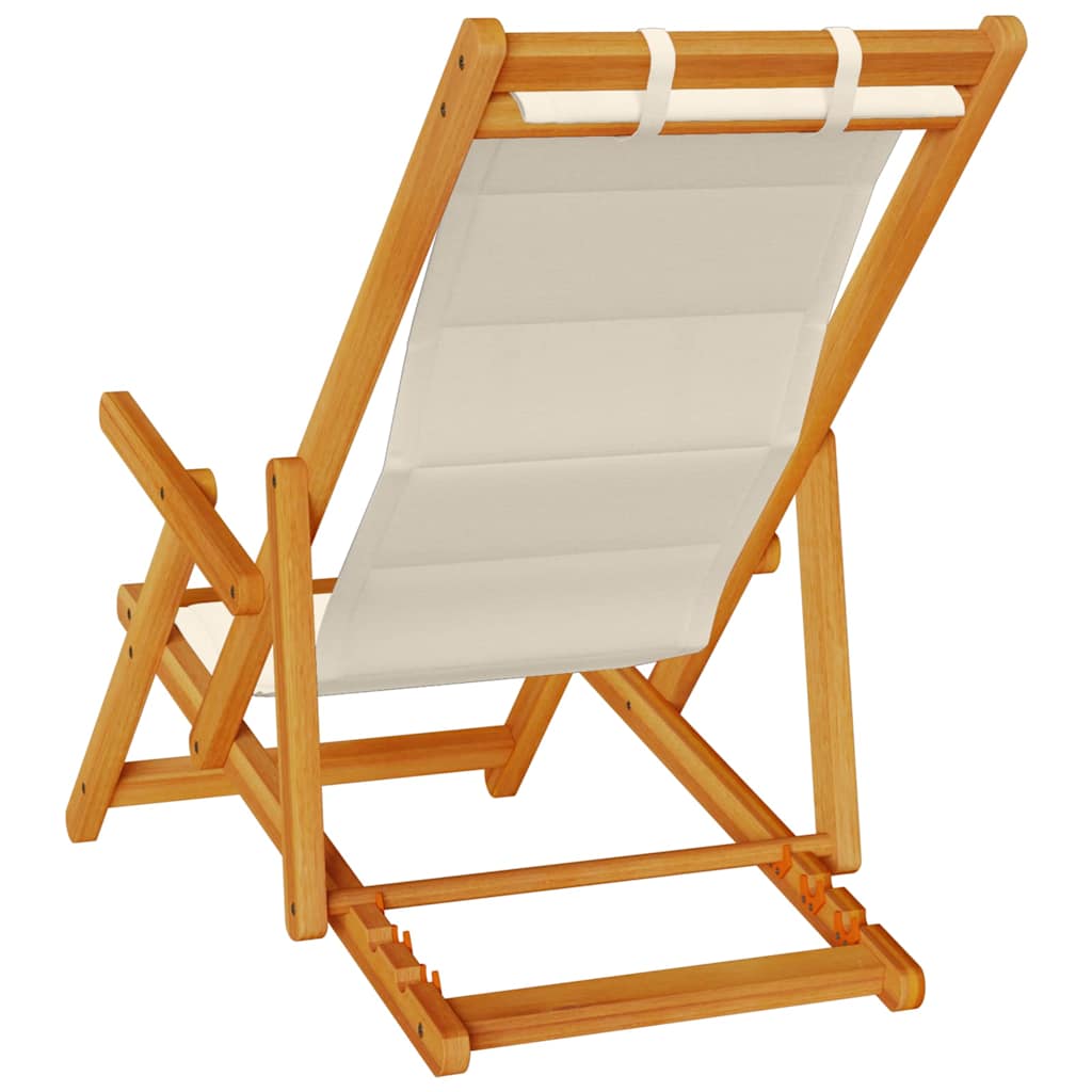 vidaXL Liegestuhl 2 pcs Braun 61.5 x 123 x 82cm Massivholz Akazie