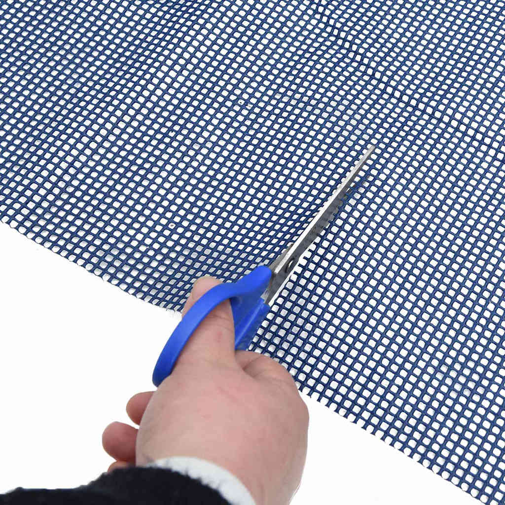 Zeltteppich Blau 200 x 200 cm Polyester