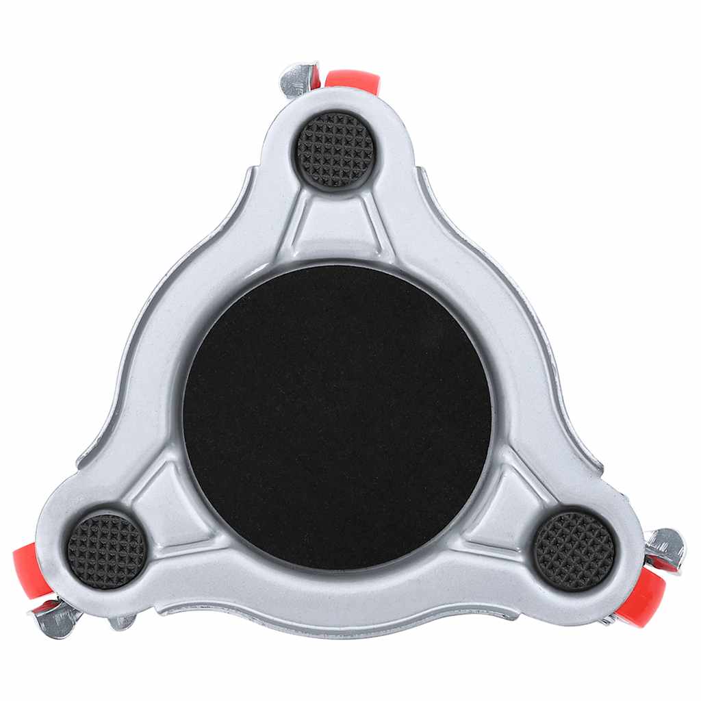 Möbelrollen 4 Stk. mit Heber 14,5x13,5x4 cm Stahl 400 kg