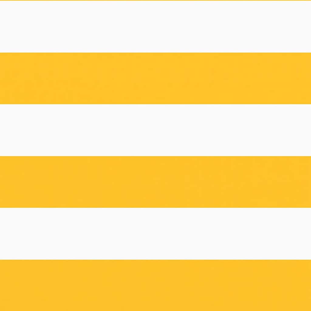 Balkon-Sichtschutz Gelb und Weiß Gestreift 120x800 cm