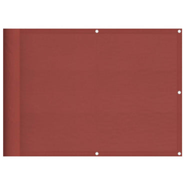 vidaXL Balkon-Sichtschutz Terrakotta 75x700 cm 100 % Polyester-Oxford