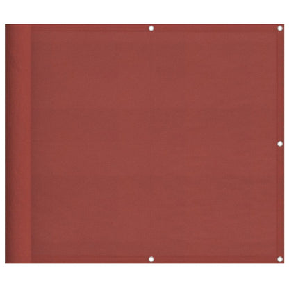 Balkon-Sichtschutz Terrakotta 90x800 cm 100 % Polyester-Oxford
