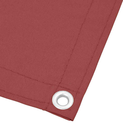 vidaXL Balkon-Sichtschutz Terrakotta 90x800 cm 100 % Polyester-Oxford