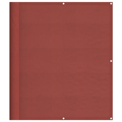 vidaXL Balkon-Sichtschutz Terrakotta 120x800 cm 100 % Polyester-Oxford