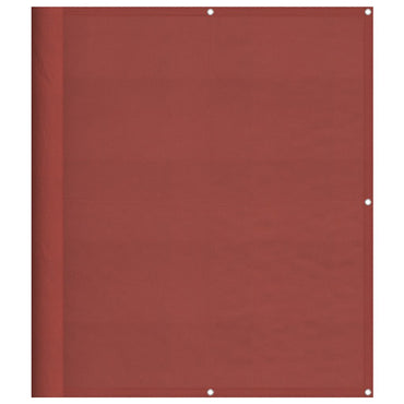 vidaXL Balkon-Sichtschutz Terrakotta 120x1000cm 100 % Polyester-Oxford