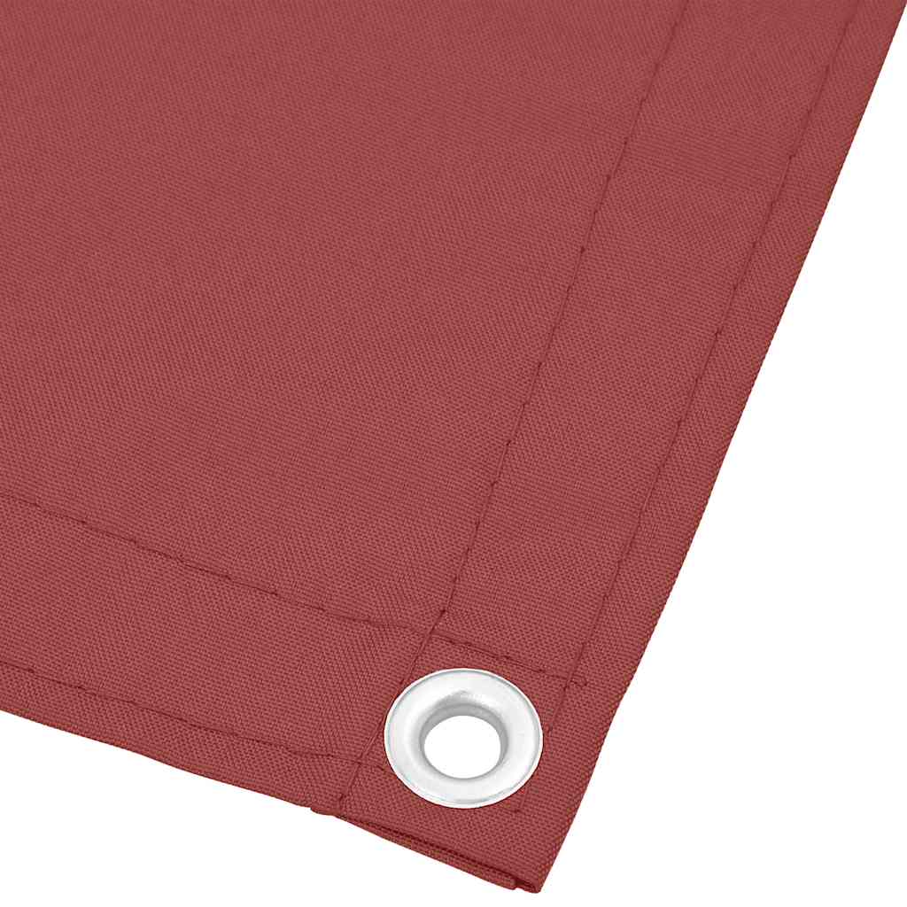 vidaXL Balkon-Sichtschutz Terrakotta 120x1000cm 100 % Polyester-Oxford