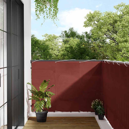 Balkon-Sichtschutz Terrakotta 120x1000cm 100 % Polyester-Oxford