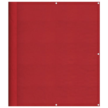 vidaXL Balkon-Sichtschutz Rot 120x800 cm 100% Polyester-Oxford