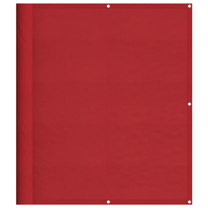 vidaXL Balkon-Sichtschutz Rot 120x1000cm 100% Polyester-Oxford
