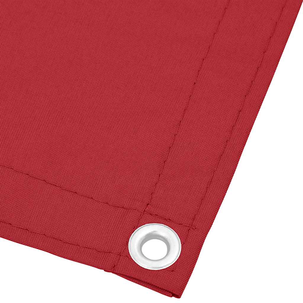 vidaXL Balkon-Sichtschutz Rot 120x1000cm 100% Polyester-Oxford
