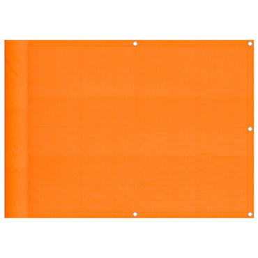 vidaXL Balkon-Sichtschutz Orange 75x700 cm 100 % Polyester-Oxford