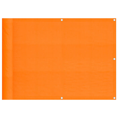 Balkon-Sichtschutz Orange 75x700 cm 100 % Polyester-Oxford