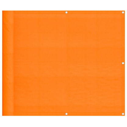 Balkon-Sichtschutz Orange 90x1000 cm 100% Polyester-Oxford