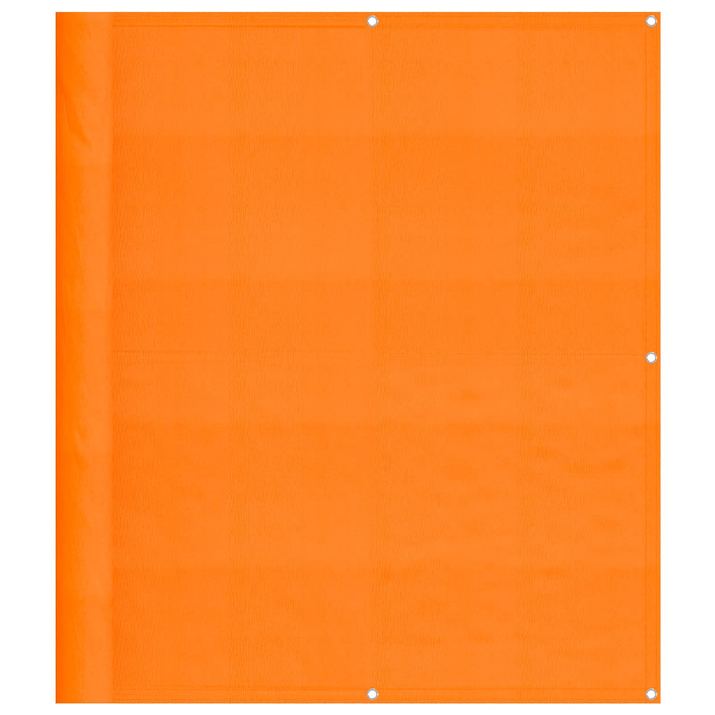 Balkon-Sichtschutz Orange 120x700 cm 100% Polyester-Oxford