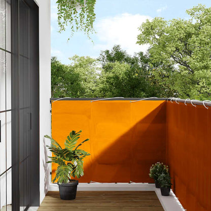 vidaXL Balkon-Sichtschutz Orange 120x800 cm 100% Polyester-Oxford
