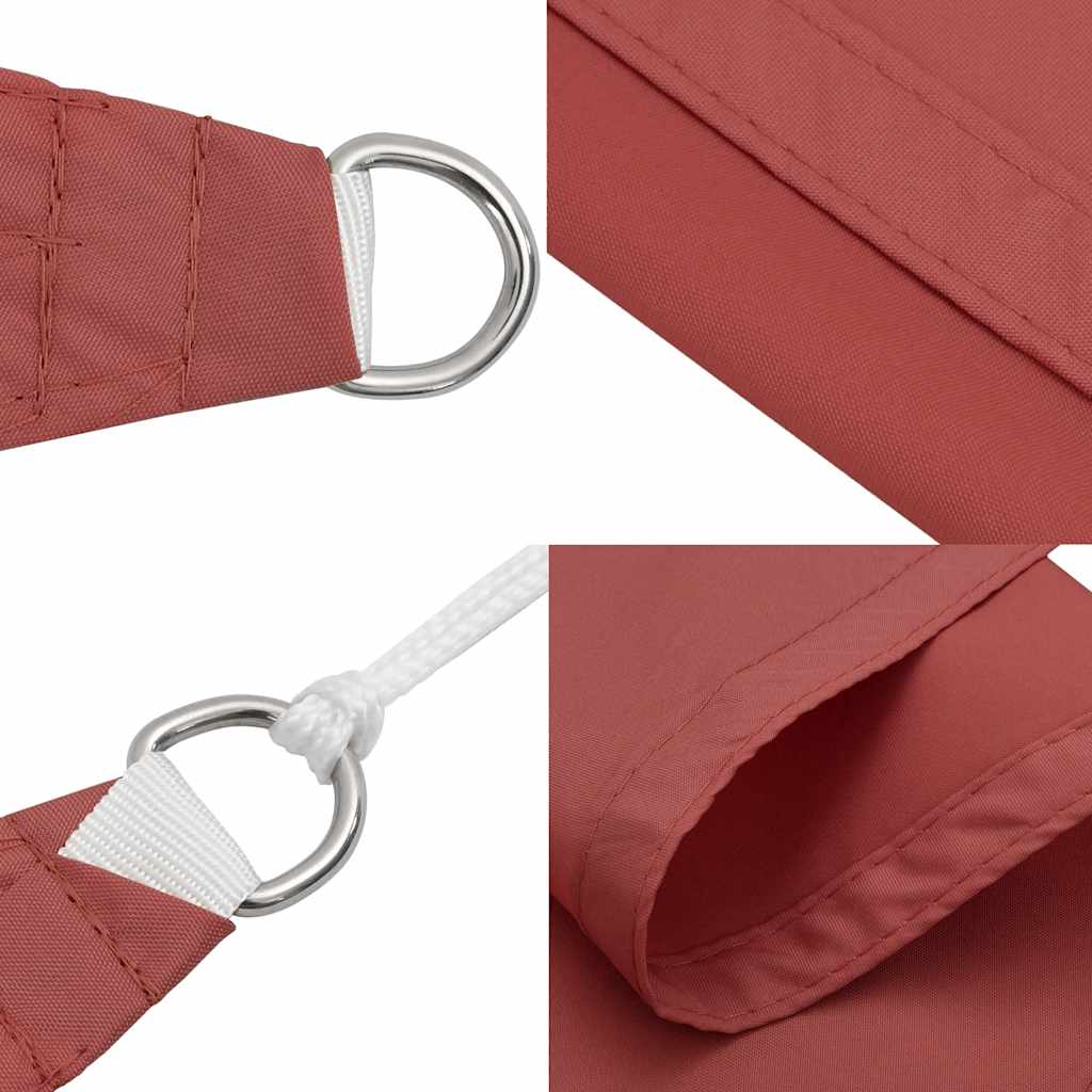 vidaXL Sonnensegel Terrakotta 2x2x2 m 100% Polyester Oxford