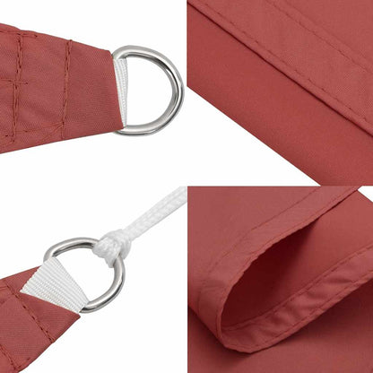vidaXL Sonnensegel Terrakotta 2x2x2 m 100% Polyester Oxford