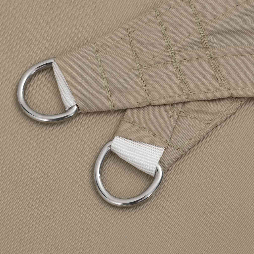 vidaXL Sonnensegel Taupe 2x2x2 m 100% Polyester Oxford