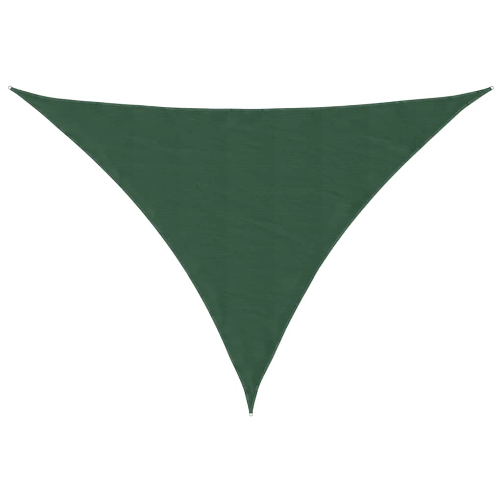 vidaXL Sonnensegel Dunkelgrün 7x5x5 m 100% Polyester Oxford