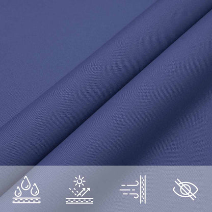 vidaXL Sonnensegel Blau 2x2x2 m 100% Polyester Oxford