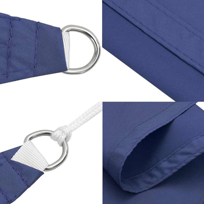 Sonnensegel Blau 7x5x5 m 100% Polyester Oxford