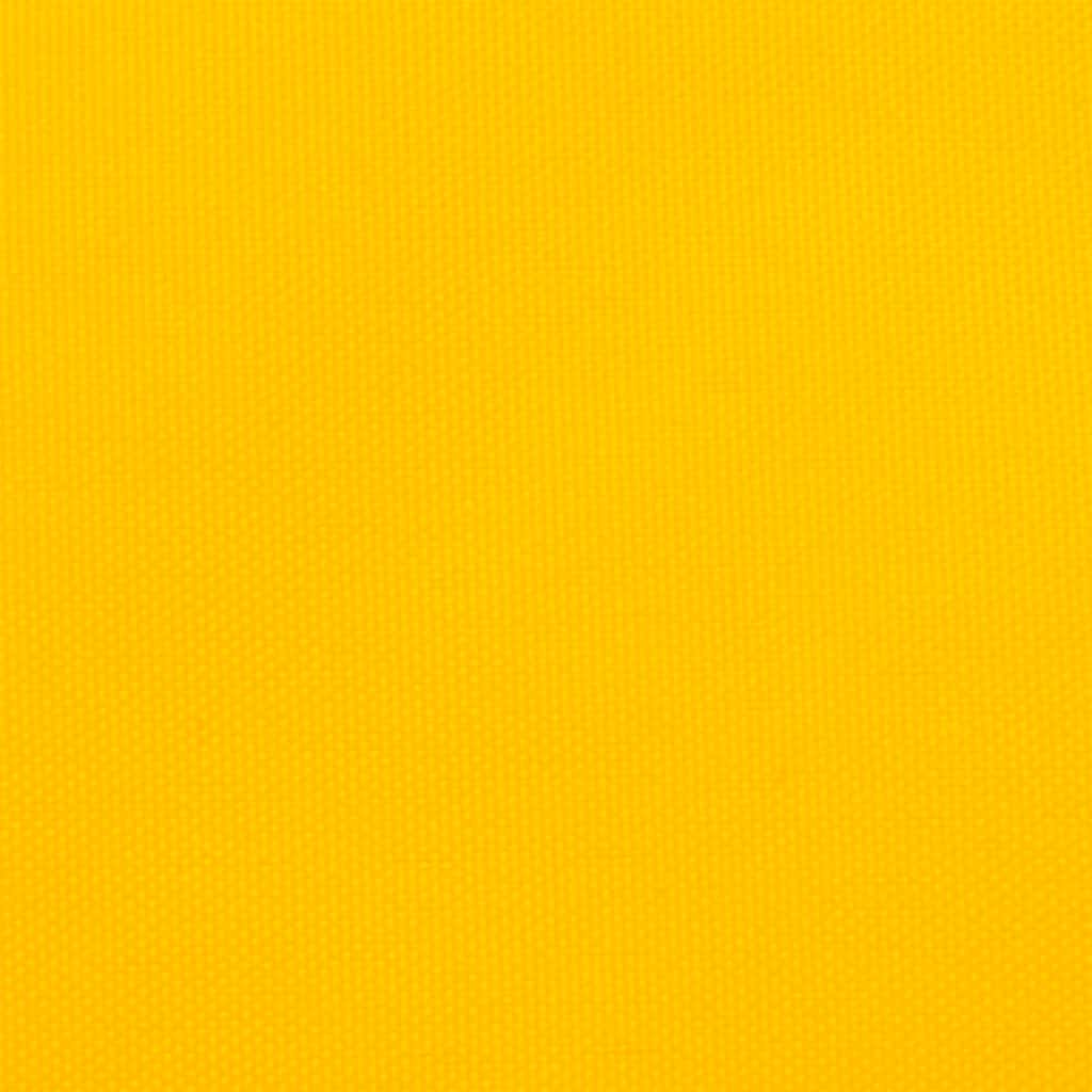 vidaXL Sonnensegel Gelb 7x5x5 m 100% Polyester Oxford