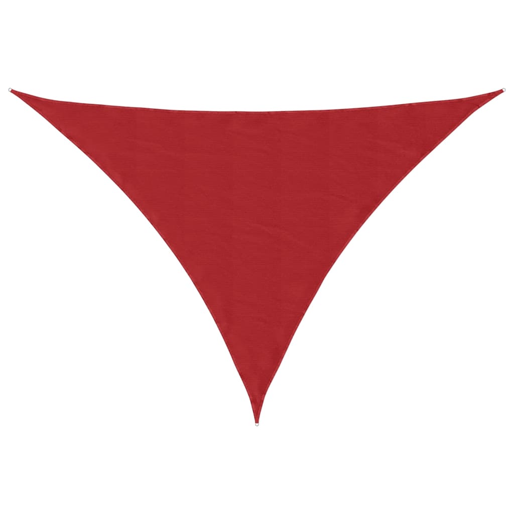 vidaXL Sonnensegel Rot 7x5x5 m 100% Polyester Oxford