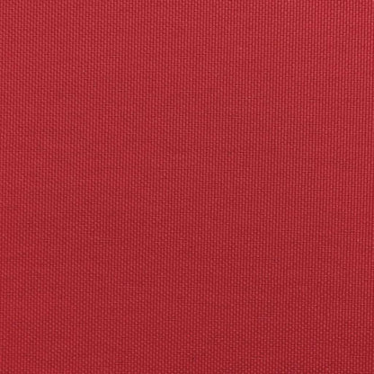 vidaXL Sonnensegel Rot 7x5x5 m 100% Polyester Oxford