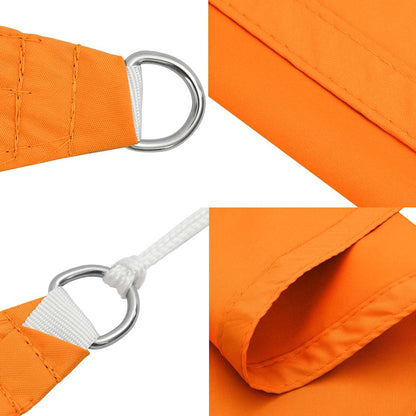 Sonnensegel Orange 2x2x2 m 100% Polyester Oxford