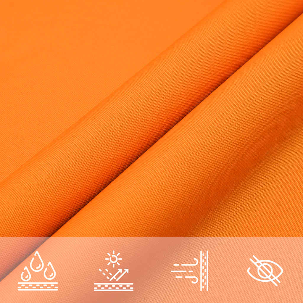 Sonnensegel Orange 2x2x2 m 100% Polyester Oxford