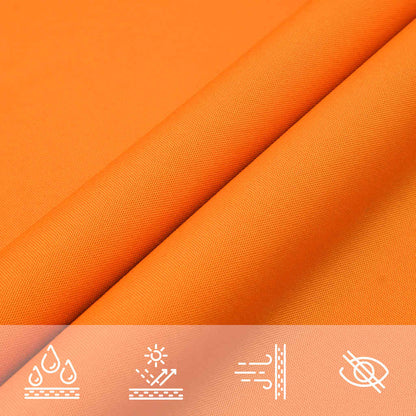 Sonnensegel Orange 2x2x2 m 100% Polyester Oxford