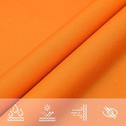 Sonnensegel Orange 7x5x5 m 100% Polyester Oxford