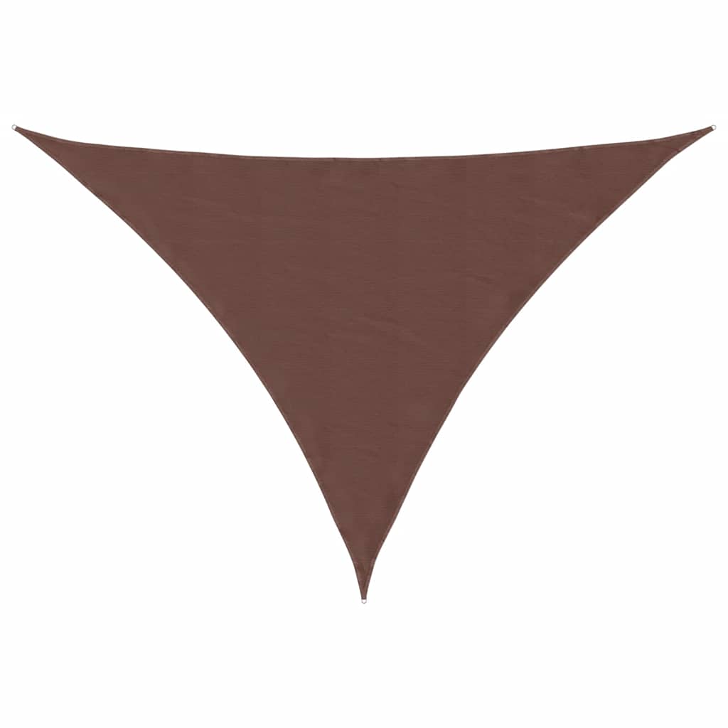 vidaXL Sonnensegel Braun 7x5x5 m 100% Polyester Oxford