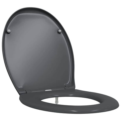 Toilettensitz Anthrazit 47 x 37 x 4 cm Duroplast