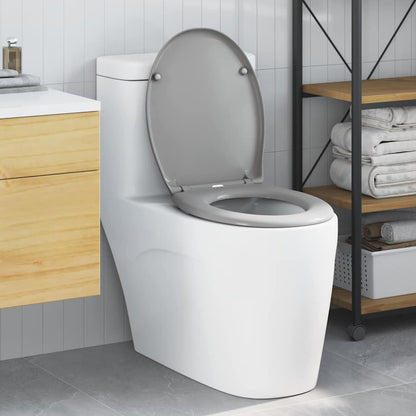Toilettensitz Grau 47 x 37 x 4 cm Duroplast