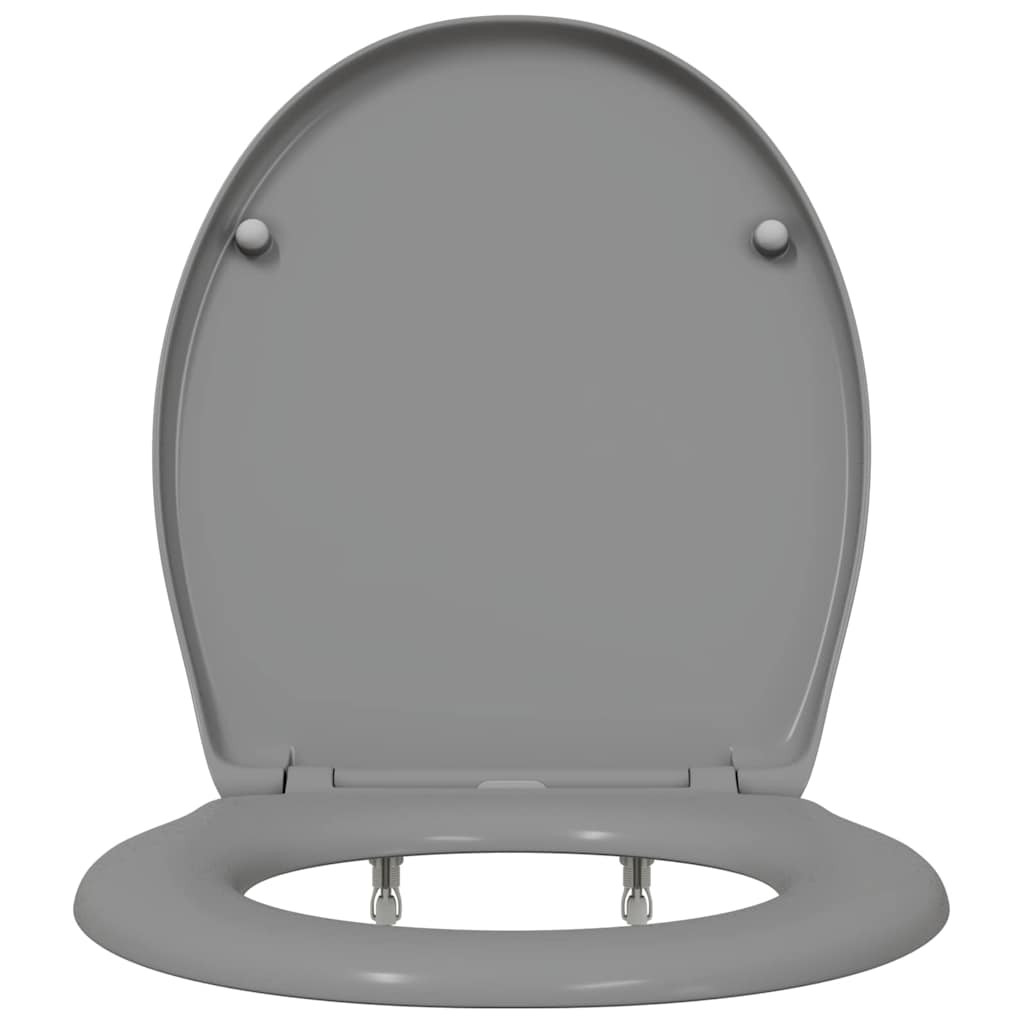 Toilettensitz Grau 47 x 37 x 4 cm Duroplast