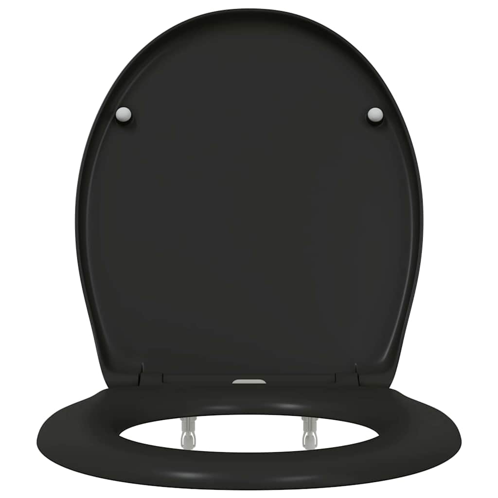 Toilettensitz Schwarz 47 x 37 x 4 cm Duroplast