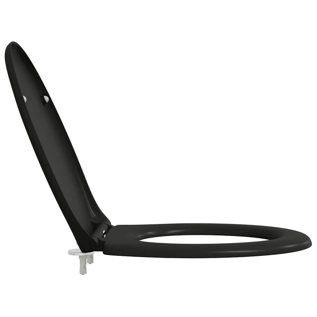 Toilettensitz Schwarz 47 x 37 x 4 cm Duroplast