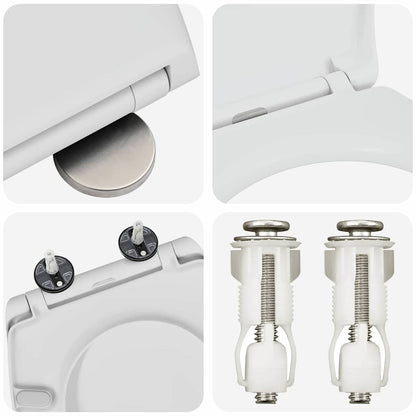 Toilettensitz Weiß 47 x 37 x 4 cm Duroplast