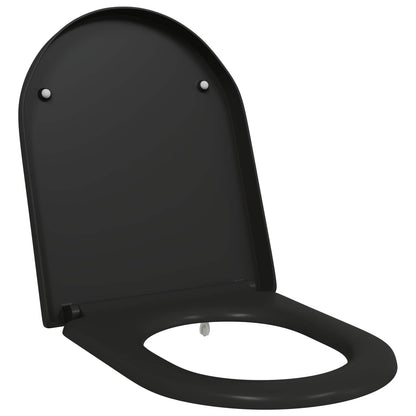 Toilettensitz Schwarz 49 x 36 x 4 cm Duroplast
