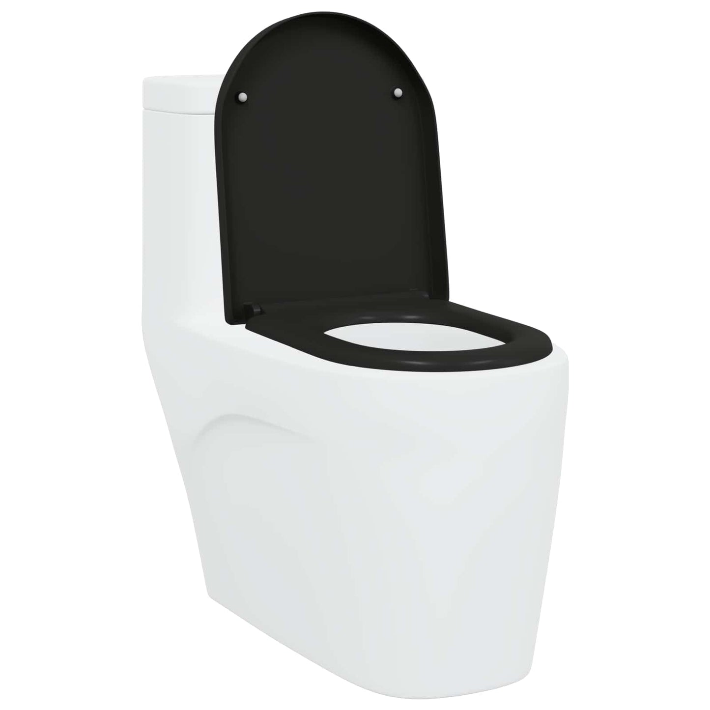 Toilettensitz Schwarz 49 x 36 x 4 cm Duroplast